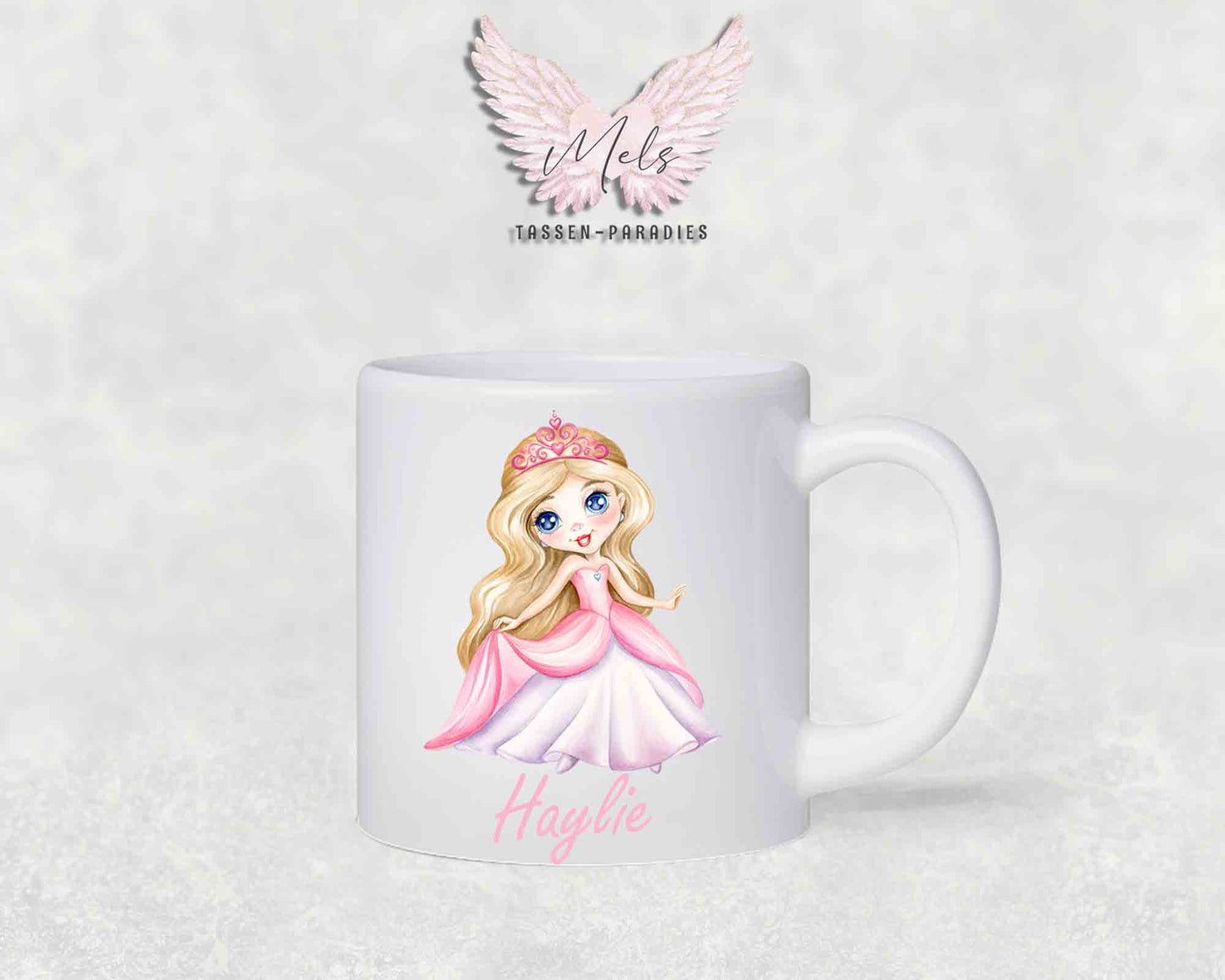 Personalisierte Kinder Tasse Prinzessin 1 - mit und ohne Name