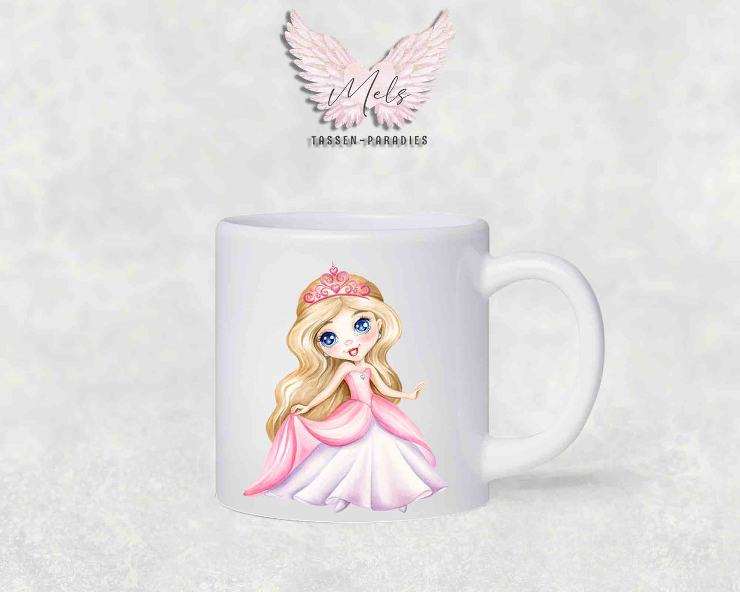 Personalisierte Kinder Tasse Prinzessin 1 - mit und ohne Name