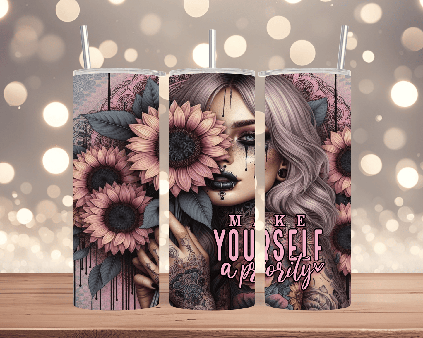 Thermobecher/Tumbler Make Yourself a Priority – Woman Power für deinen Alltag