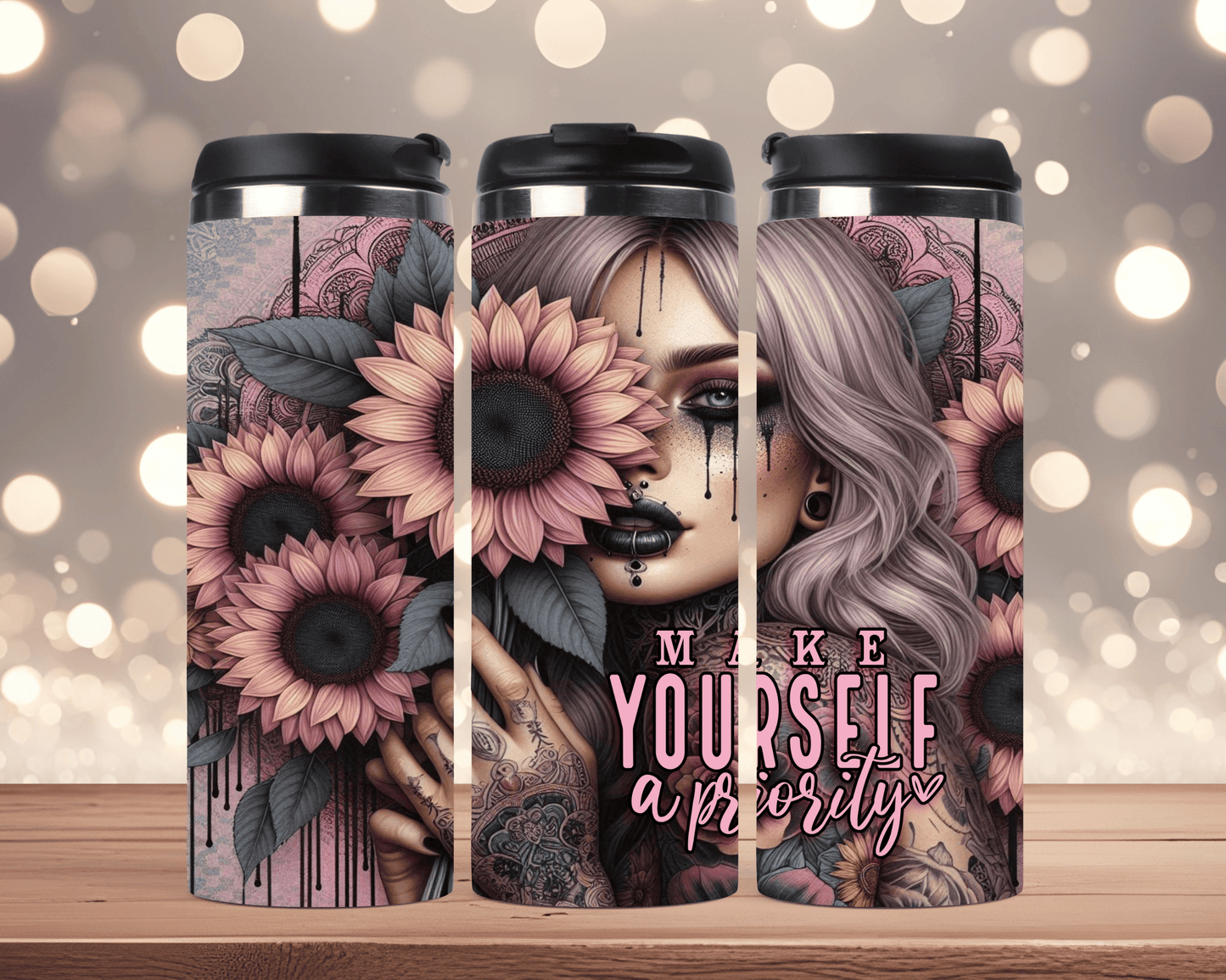 Thermobecher/Tumbler Make Yourself a Priority – Woman Power für deinen Alltag