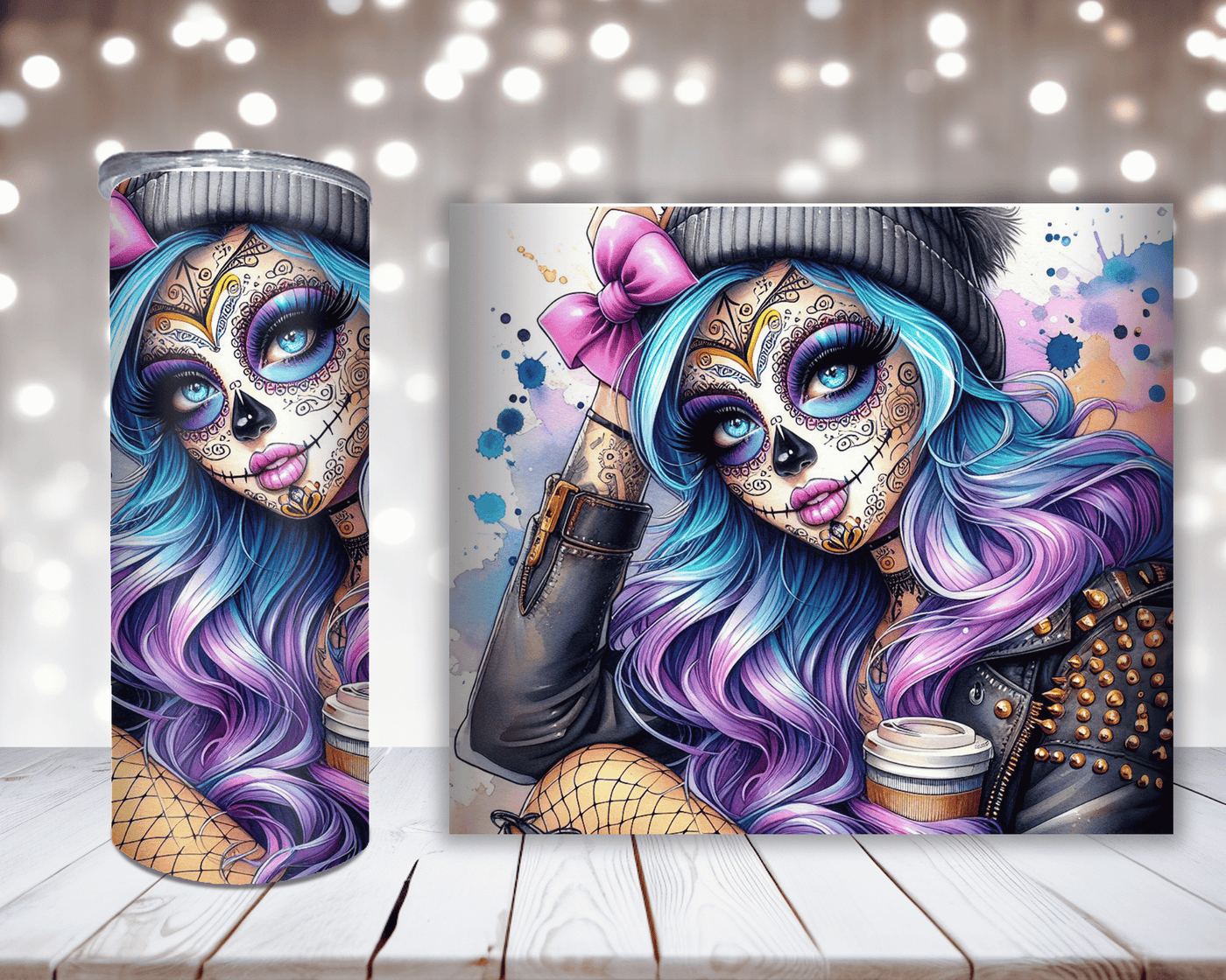 Thermobecher „Sugar Skull Girl Sweet“
