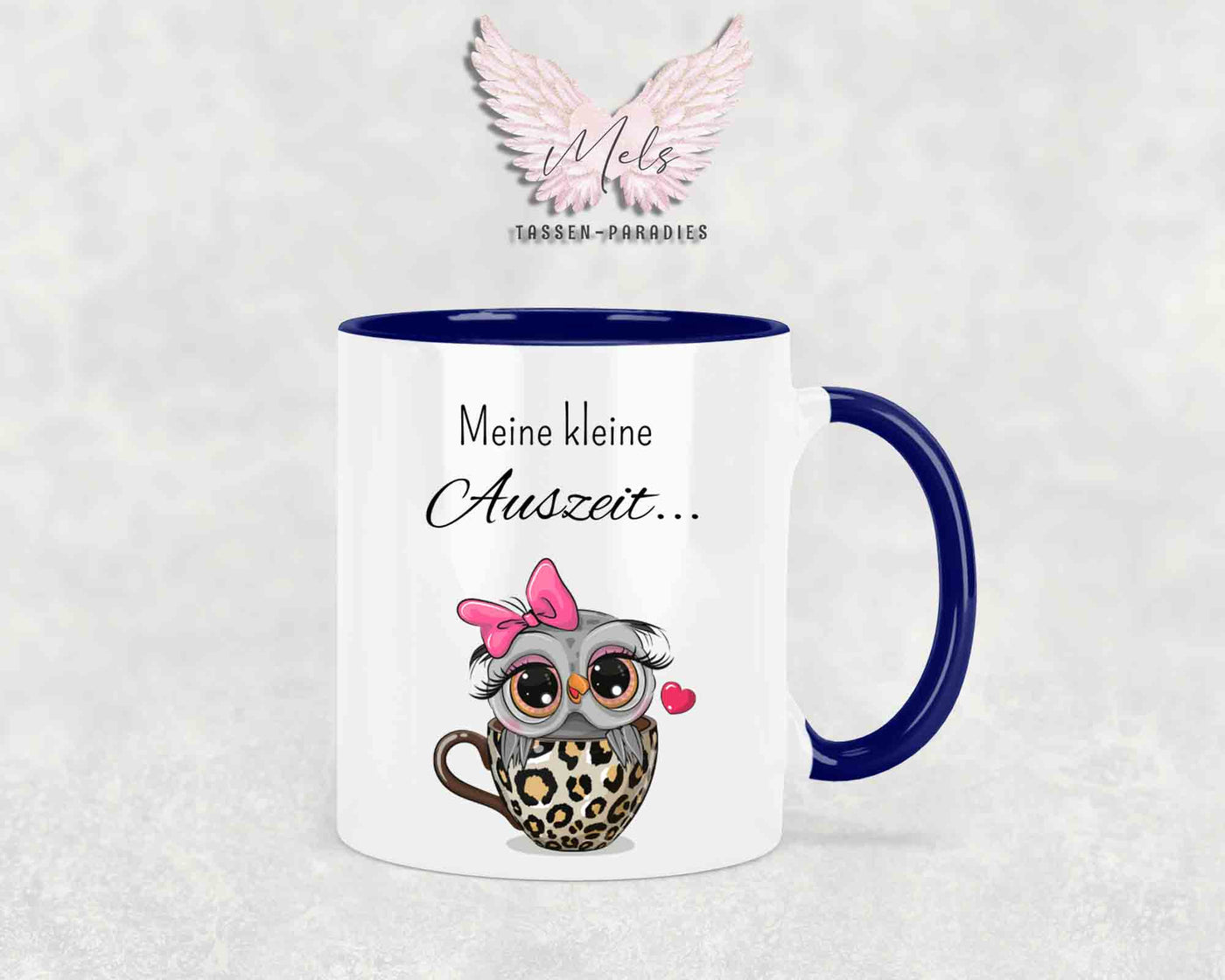 Meine kleine Auszeit - mit Eulen-Bild - Tasse