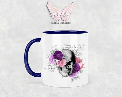 Totenkopf Lila - Tasse