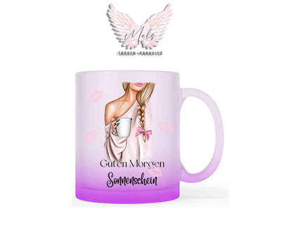 Guten Morgen Sonnenschein (oder Wunschname) - Tasse