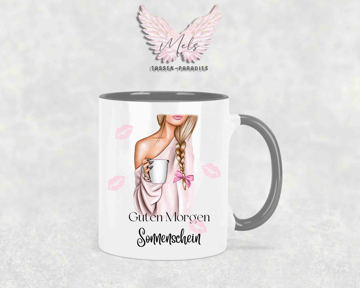 Guten Morgen Sonnenschein (oder Wunschname) - Tasse