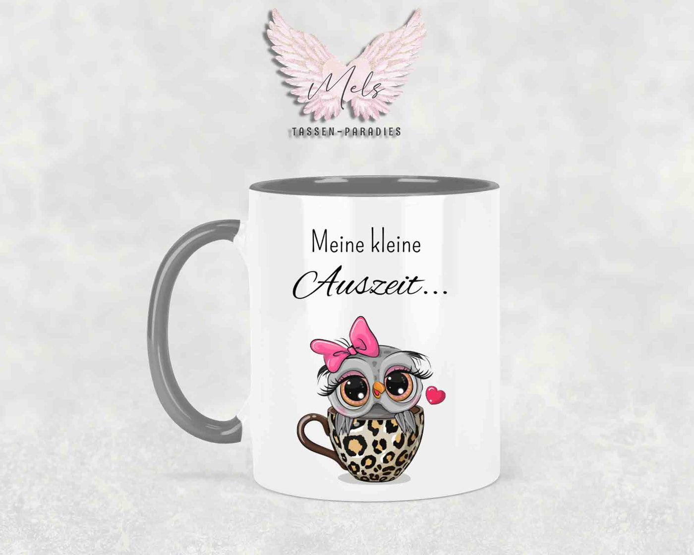 Meine kleine Auszeit - mit Eulen-Bild - Tasse