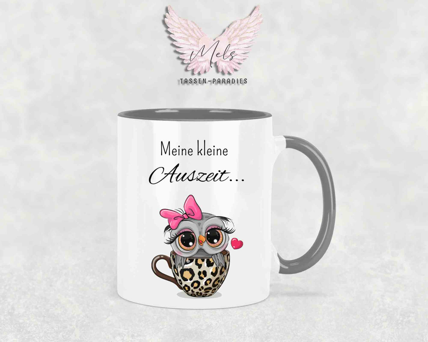 Meine kleine Auszeit - mit Eulen-Bild - Tasse