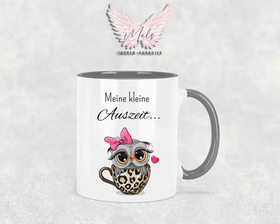 Meine kleine Auszeit - mit Eulen-Bild - Tasse