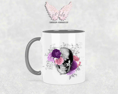 Totenkopf Lila - Tasse