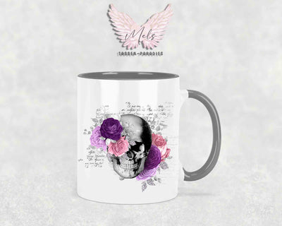 Totenkopf Lila - Tasse
