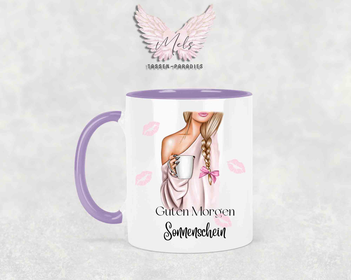 Guten Morgen Sonnenschein (oder Wunschname) - Tasse