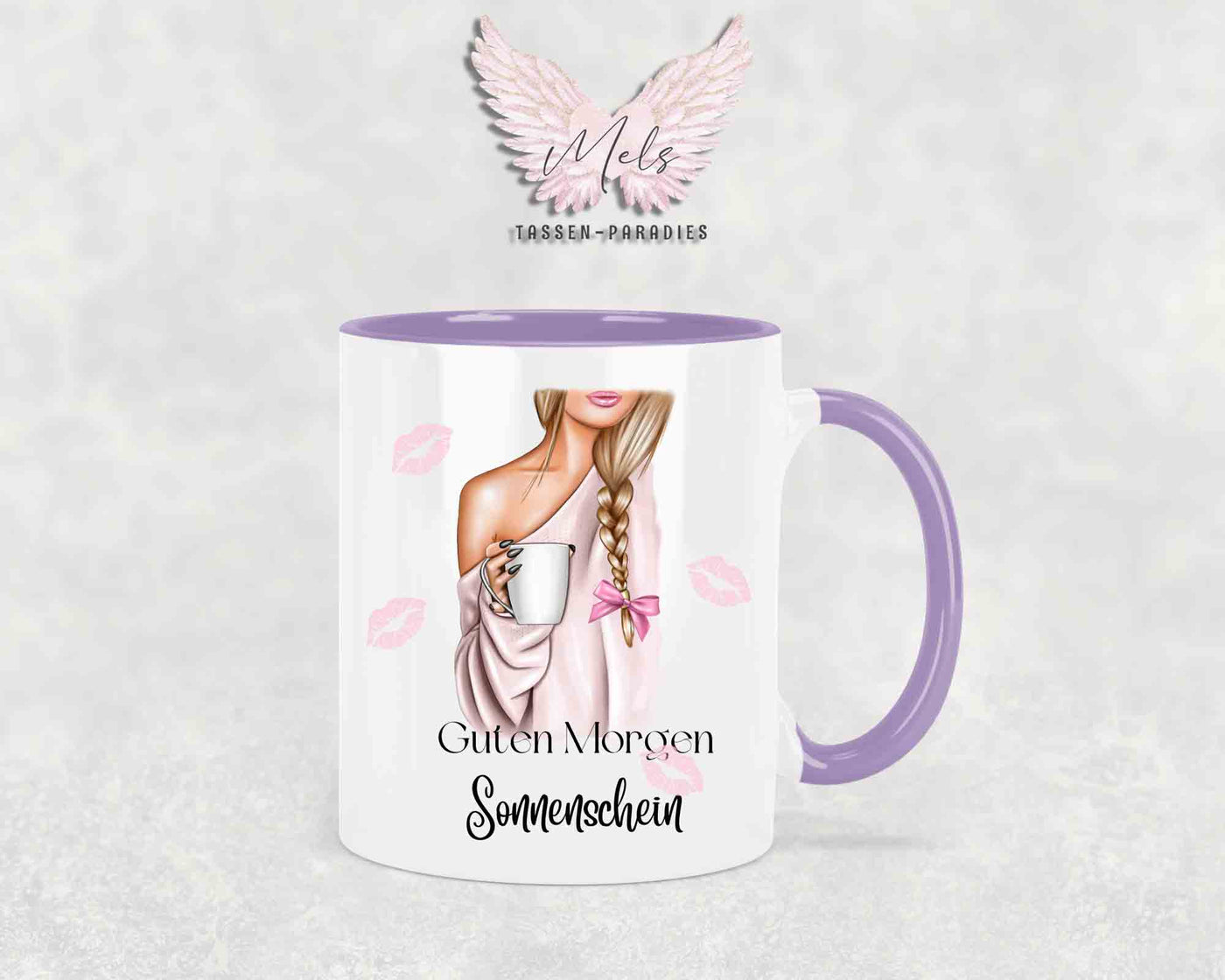 Guten Morgen Sonnenschein (oder Wunschname) - Tasse
