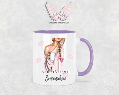 Guten Morgen Sonnenschein (oder Wunschname) - Tasse