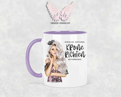 Hinfallen, Aufstehen, Krone richten, weitermachen - mit Bild - Tasse