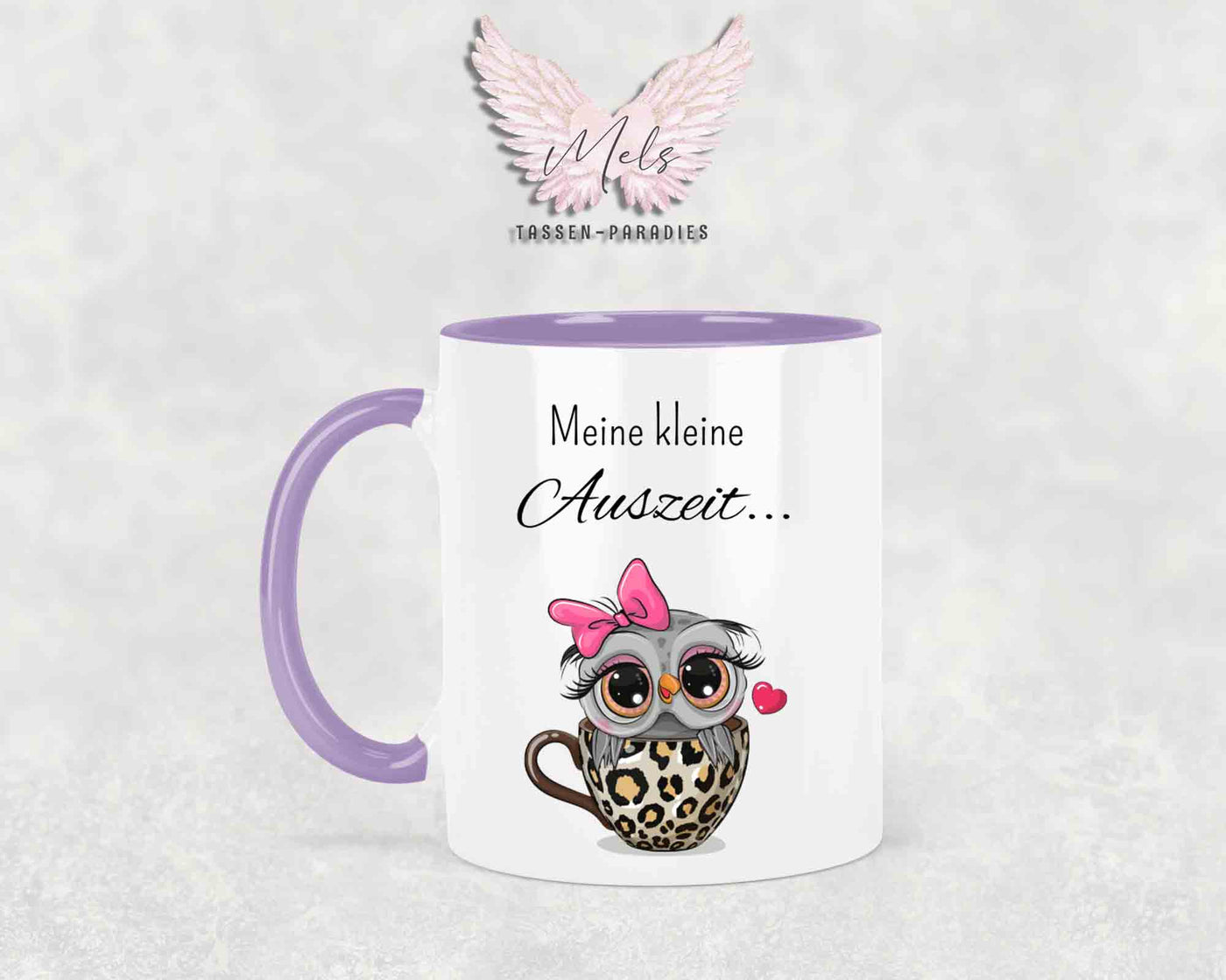 Meine kleine Auszeit - mit Eulen-Bild - Tasse