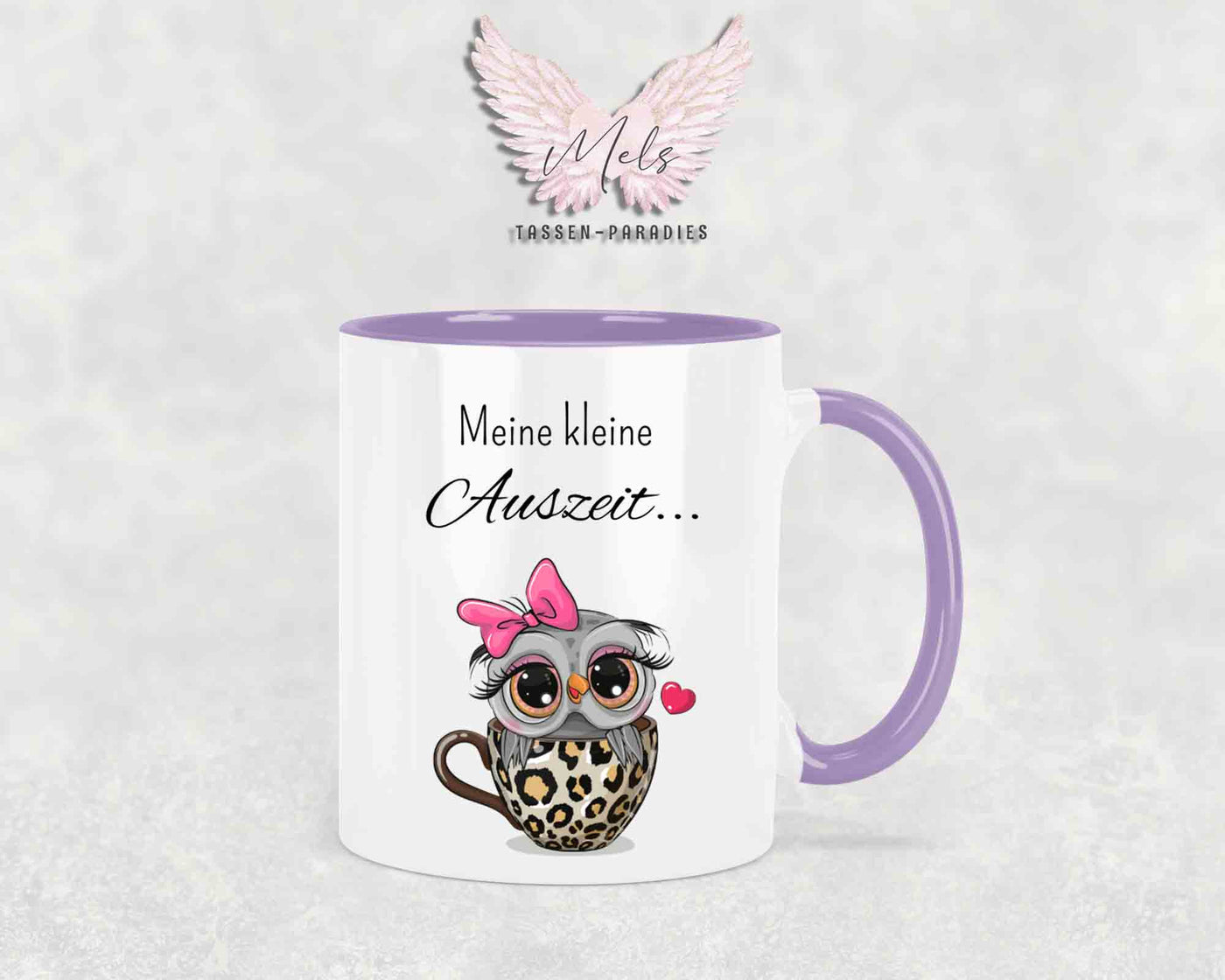 Meine kleine Auszeit - mit Eulen-Bild - Tasse