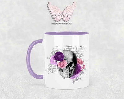 Totenkopf Lila - Tasse
