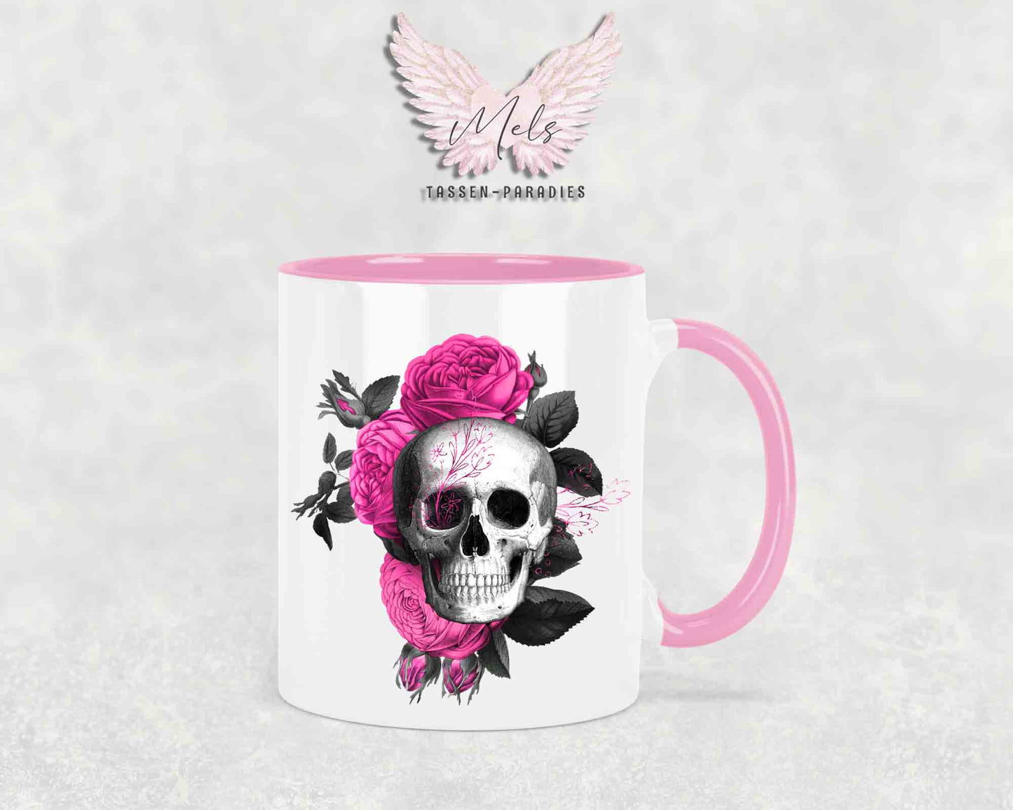 Bevor du fragst NEIN! - mit Totenkopf-Bild - Tasse