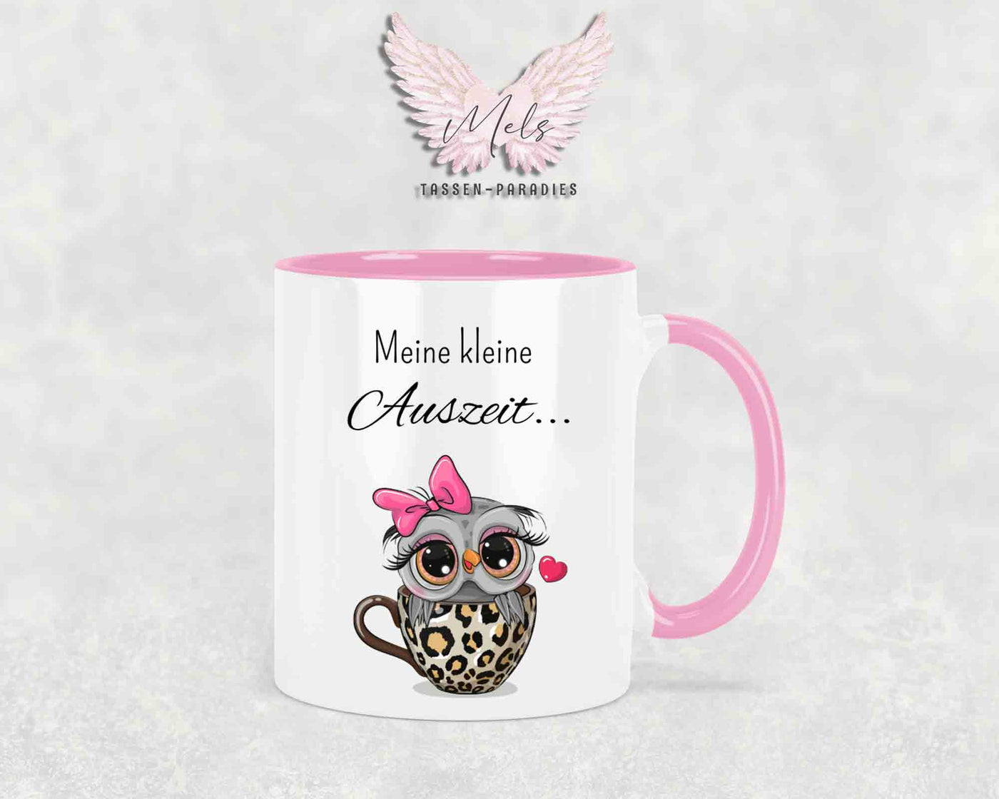 Meine kleine Auszeit - mit Eulen-Bild - Tasse