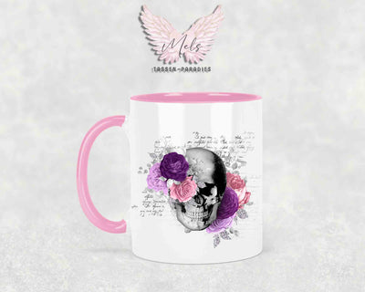 Totenkopf Lila - Tasse