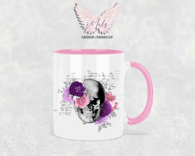 Totenkopf Lila - Tasse