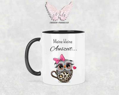 Meine kleine Auszeit - mit Eulen-Bild - Tasse