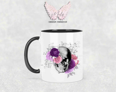 Totenkopf Lila - Tasse