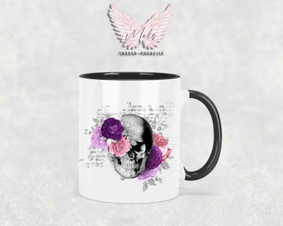 Totenkopf Lila - Tasse