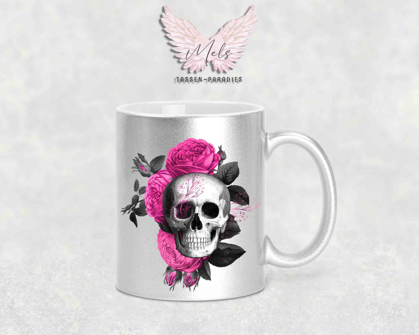 Bevor du fragst NEIN! - mit Totenkopf-Bild - Tasse