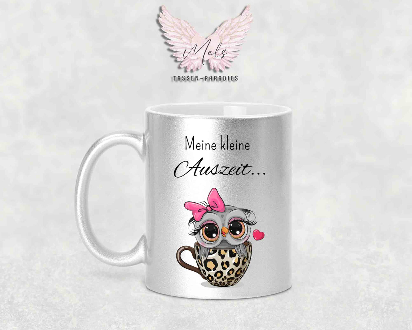 Meine kleine Auszeit - mit Eulen-Bild - Tasse