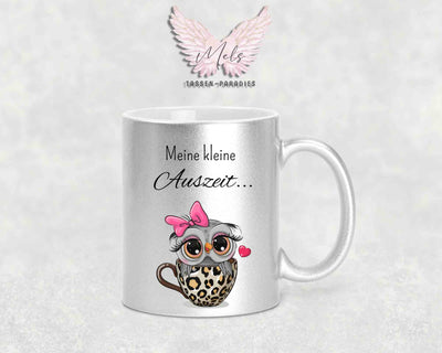 Meine kleine Auszeit - mit Eulen-Bild - Tasse