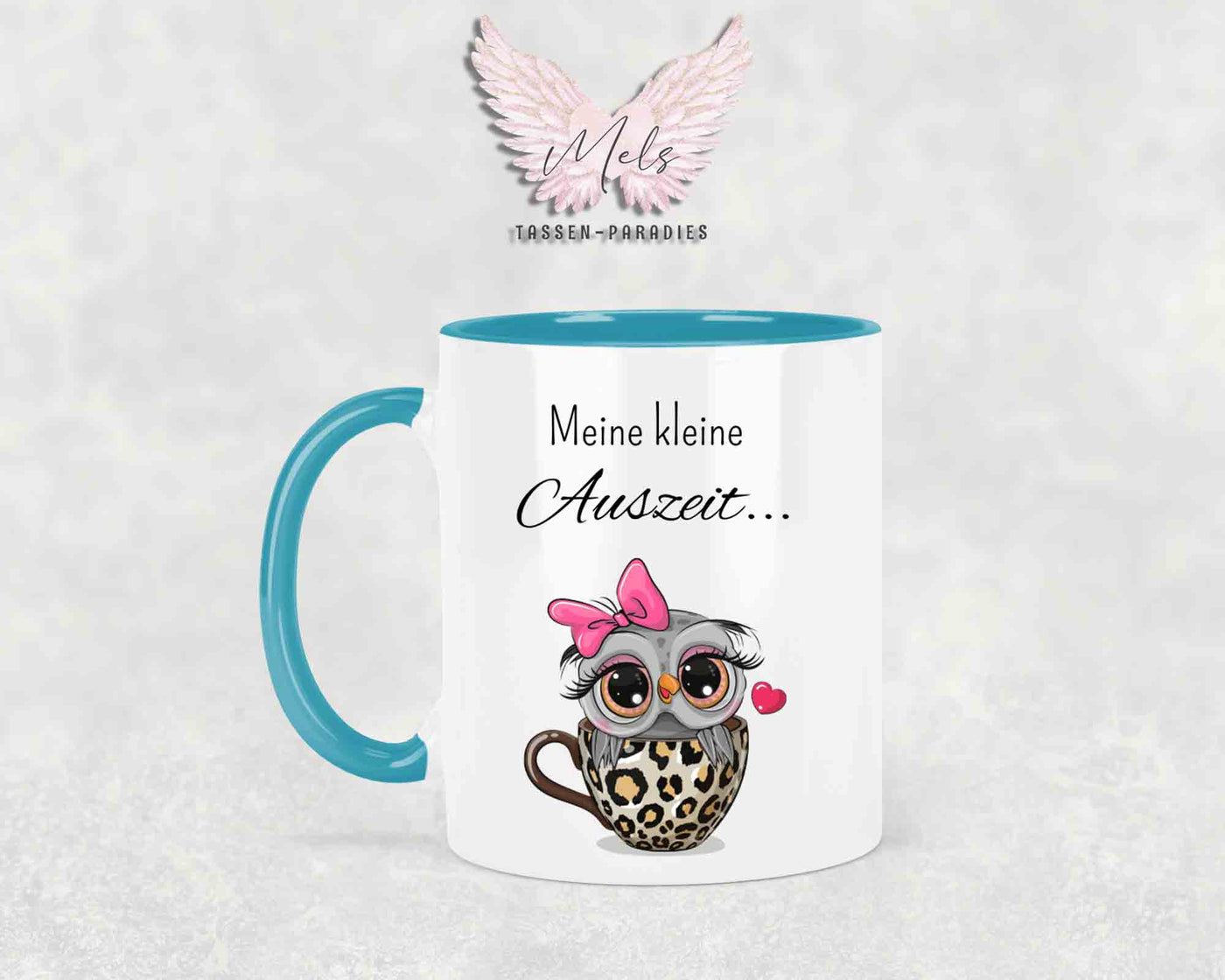 Meine kleine Auszeit - mit Eulen-Bild - Tasse