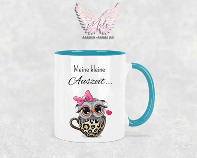 Meine kleine Auszeit - mit Eulen-Bild - Tasse