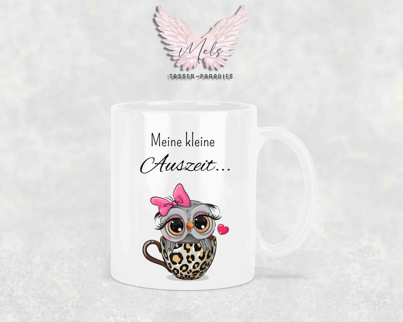 Meine kleine Auszeit - mit Eulen-Bild - Tasse