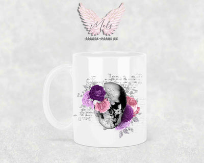 Totenkopf Lila - Tasse