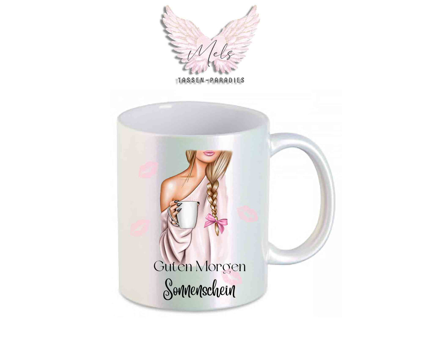 Guten Morgen Sonnenschein (oder Wunschname) - Tasse