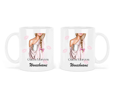 Guten Morgen Sonnenschein (oder Wunschname) - Tasse