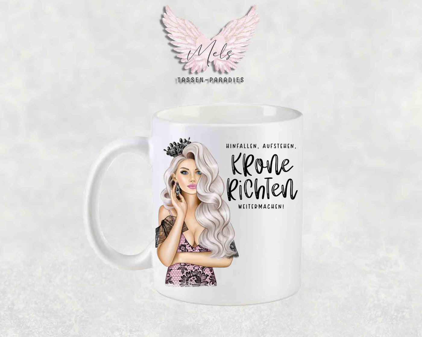 Hinfallen, Aufstehen, Krone richten, weitermachen - mit Bild - Tasse