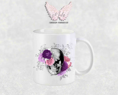 Totenkopf Lila - Tasse