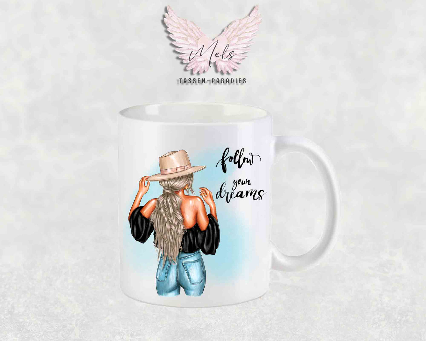 Follow your Dreams - mit Bild - Tasse