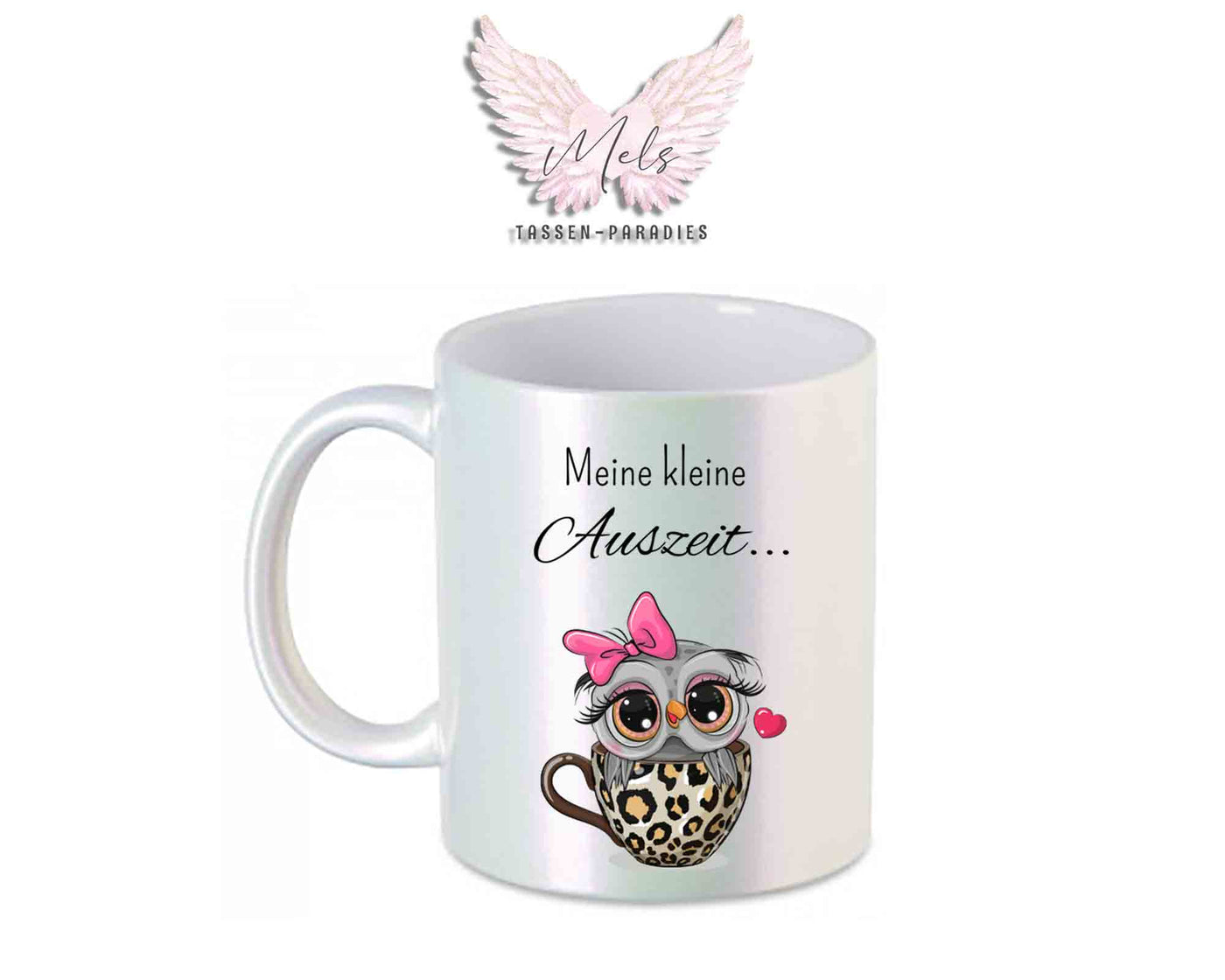 Meine kleine Auszeit - mit Eulen-Bild - Tasse