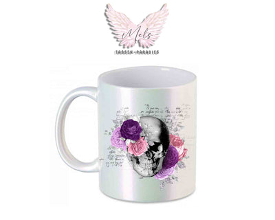 Totenkopf Lila - Tasse