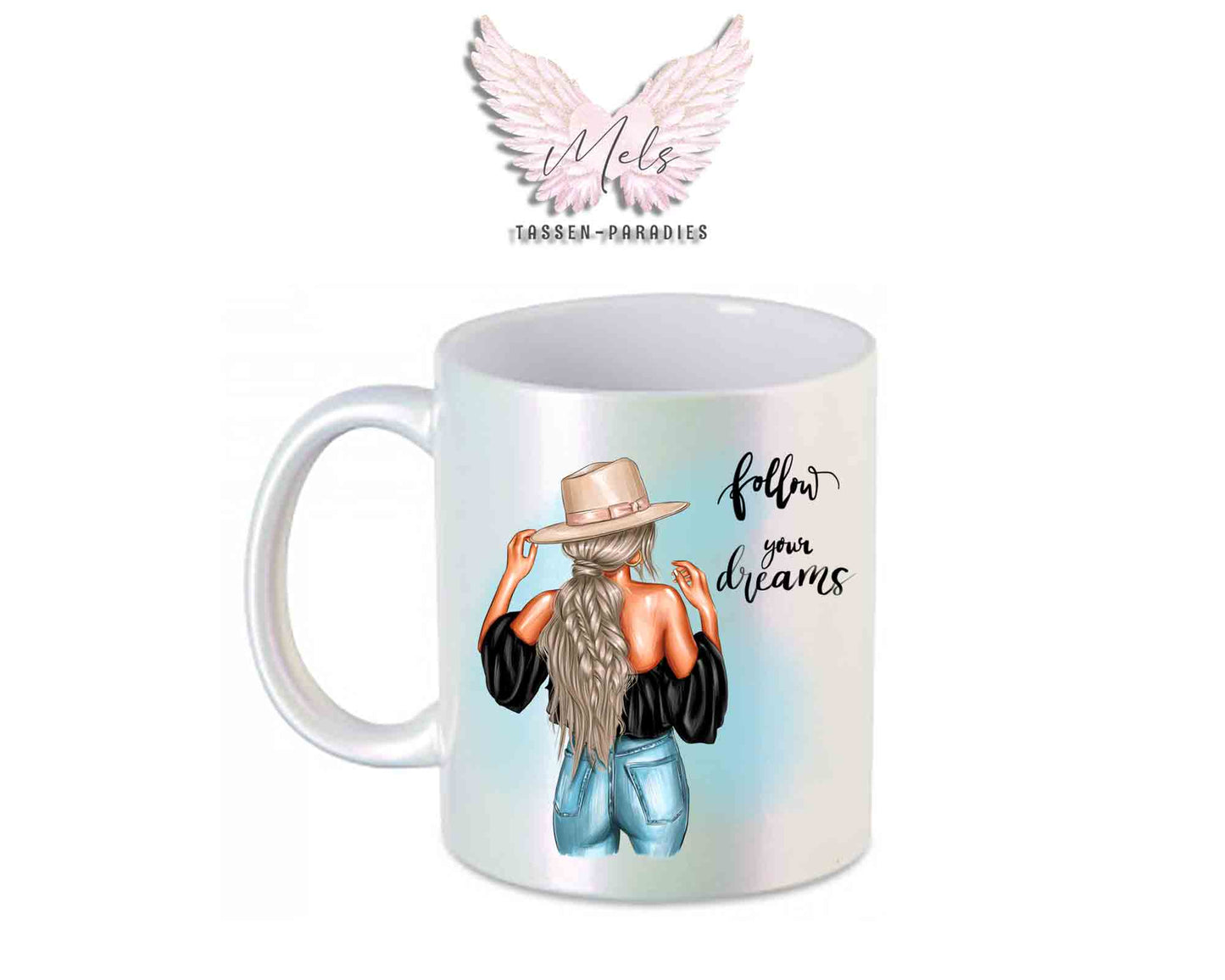 Follow your Dreams - mit Bild - Tasse