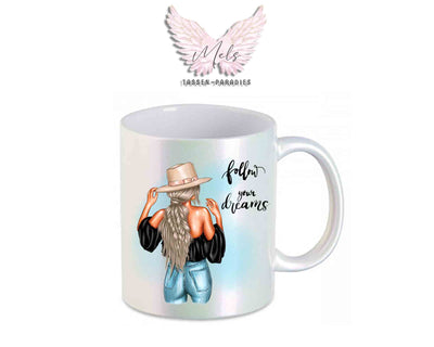 Follow your Dreams - mit Bild - Tasse
