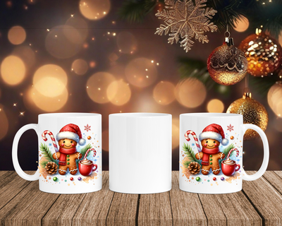 Christmas Lebkuchen - Tasse mit Bild – mit oder ohne Wunschname