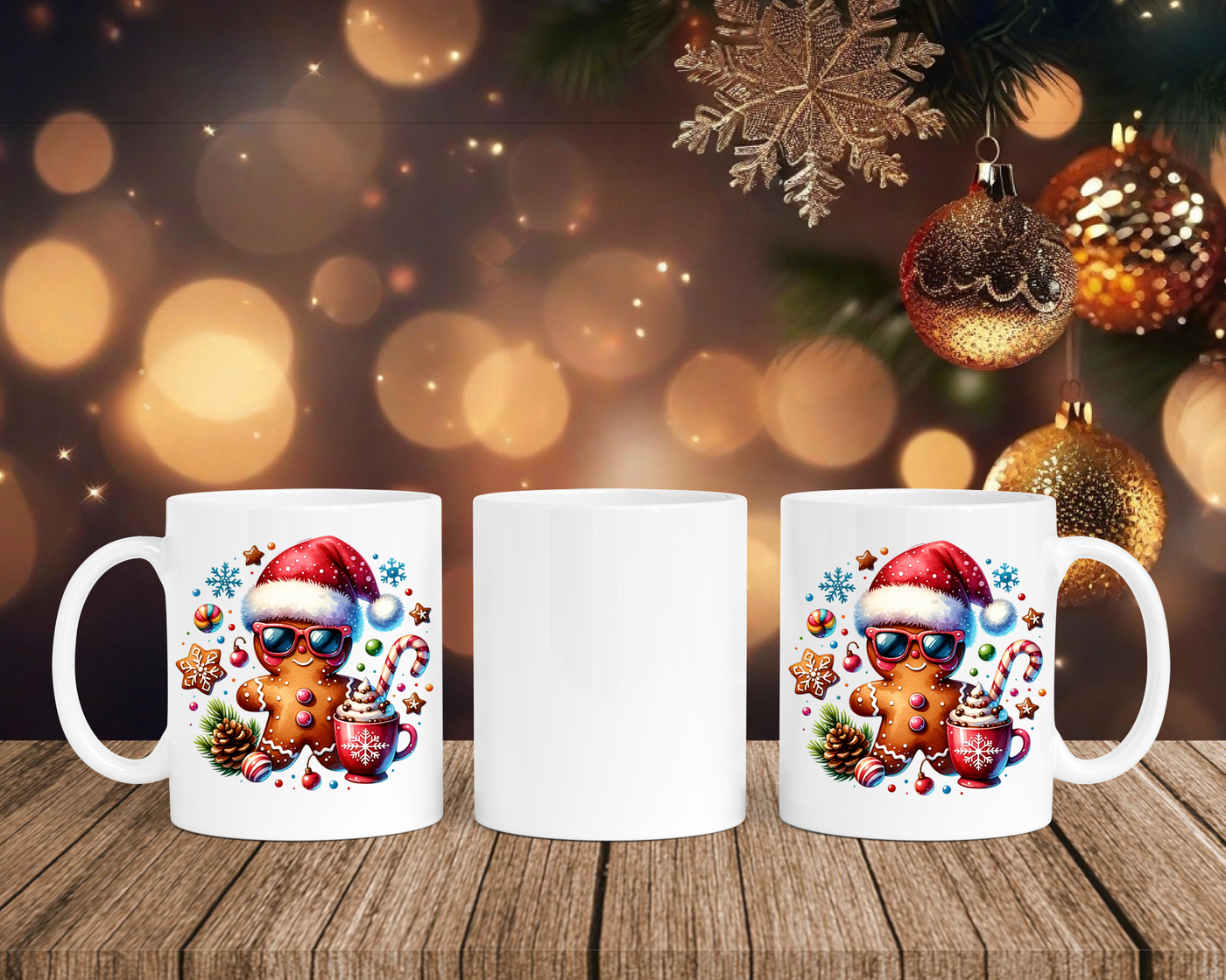 Christmas Lebkuchen 2 - Tasse mit Bild – mit oder ohne Wunschname