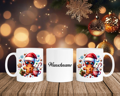Christmas Lebkuchen 2 - Tasse mit Bild – mit oder ohne Wunschname