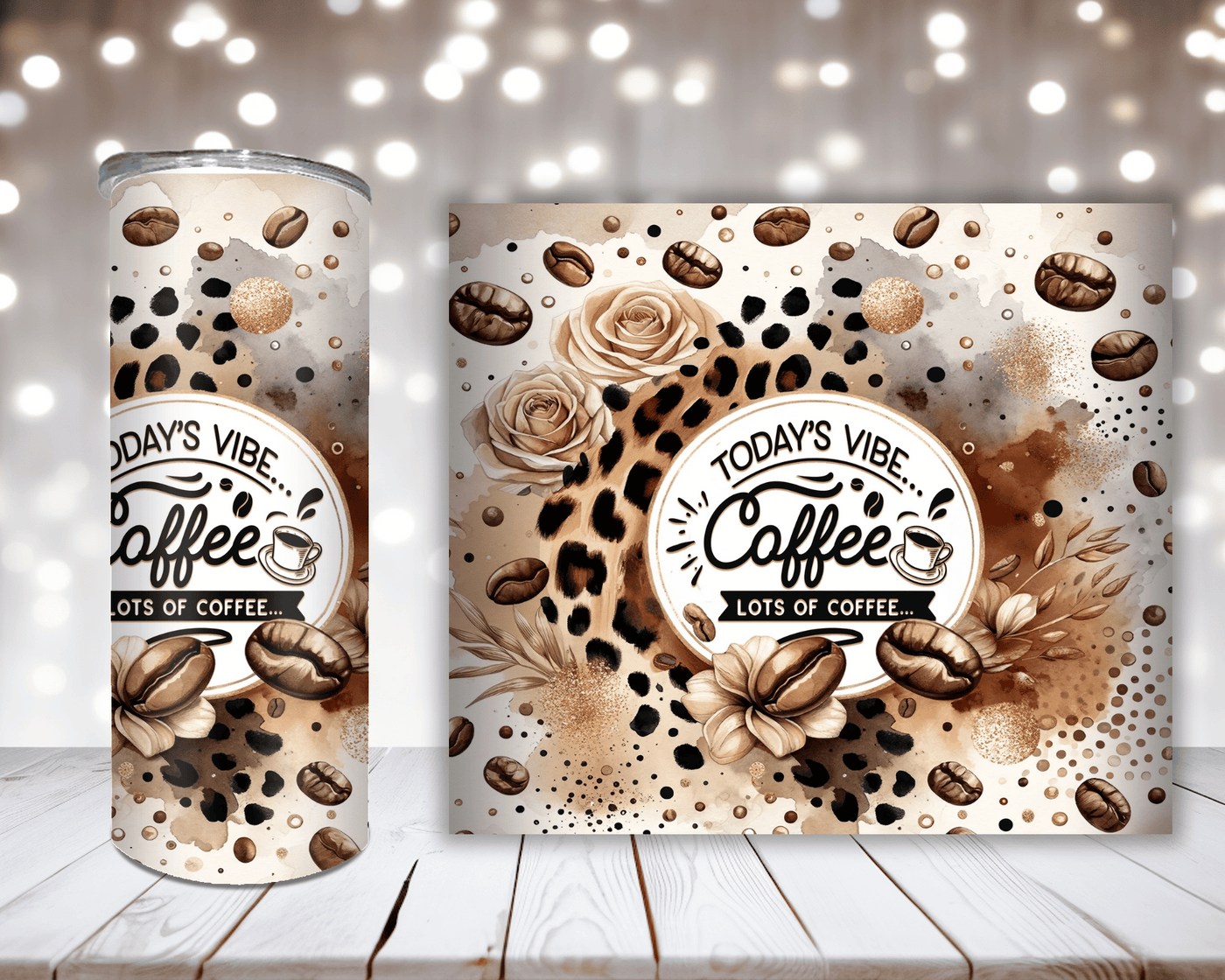 Thermobecher „Coffee“ mit Kaffeebohnen-Design