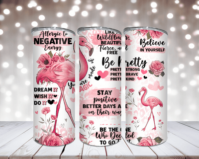 Thermobecher Flamingo, Rosen – Be Pretty