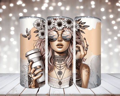 Thermobecher „Flower Power Woman“